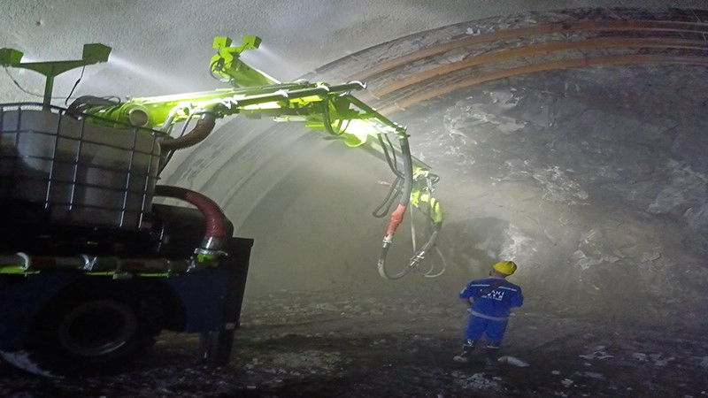 隧道施工中的噴射混凝土是什么?噴射混凝土的作用是什么?(圖1) 隧道施工中的噴射混凝土是什么?噴射混凝土的作用是什么?(圖1)