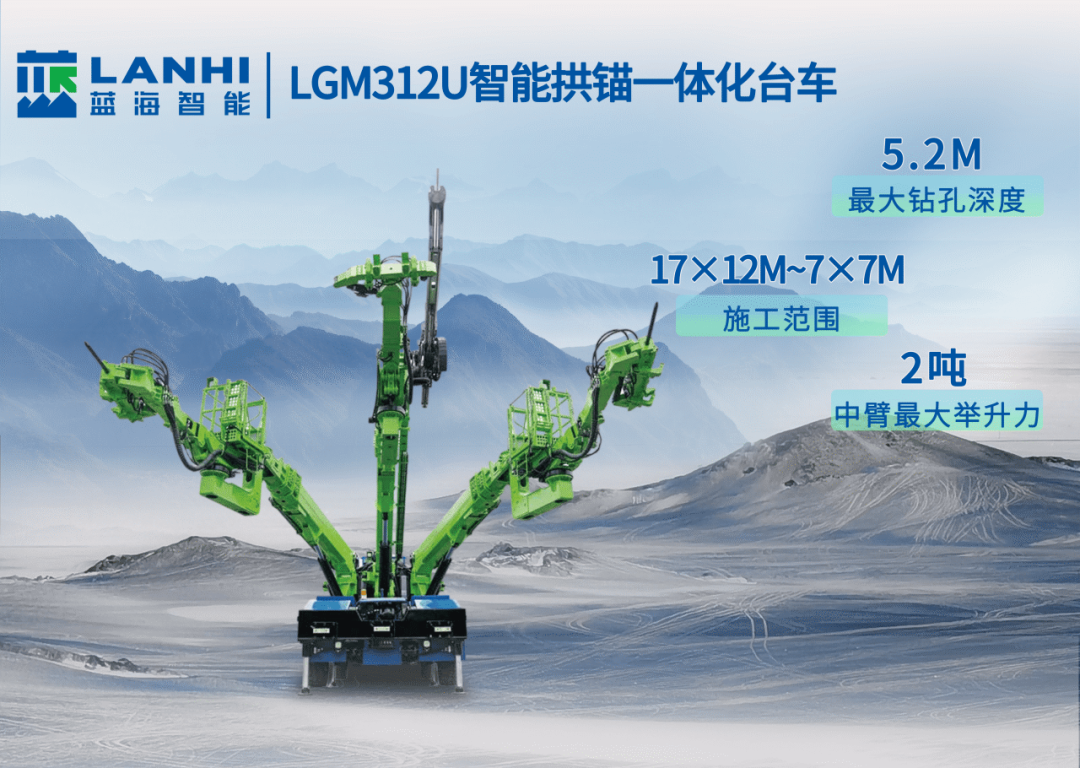 藍海智能拱錨臺車,為隧道立拱架、打錨桿施工環(huán)節(jié)提速增效!(圖1) 藍海智能拱錨臺車,為隧道立拱架、打錨桿施工環(huán)節(jié)提速增效!(圖1)